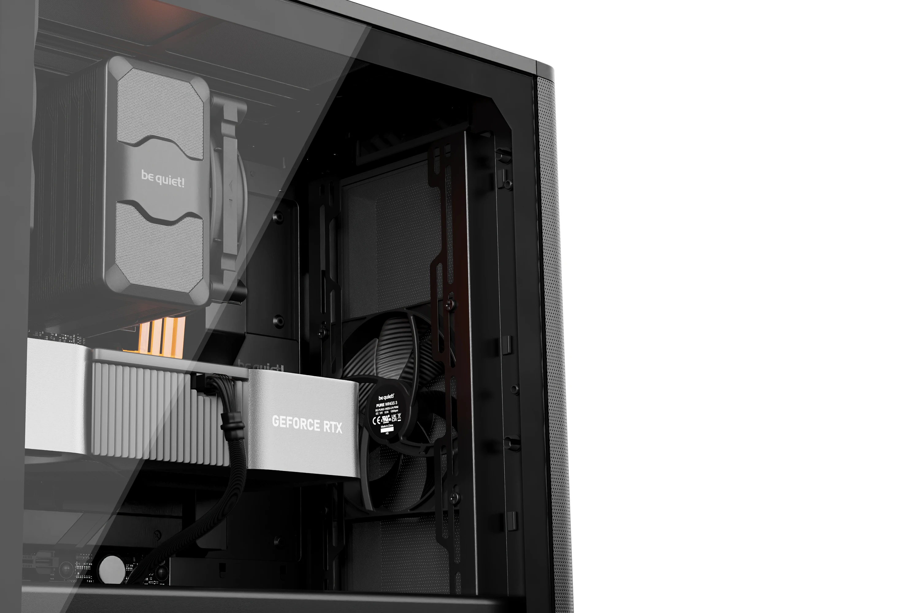 be quiet! Pure Base 501 Airflow Window Black Case ATX