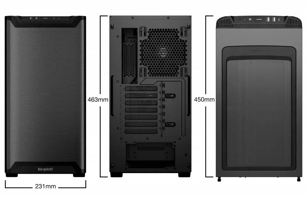 Кутия be quiet! Pure Base 501 Airflow Black Case ATX