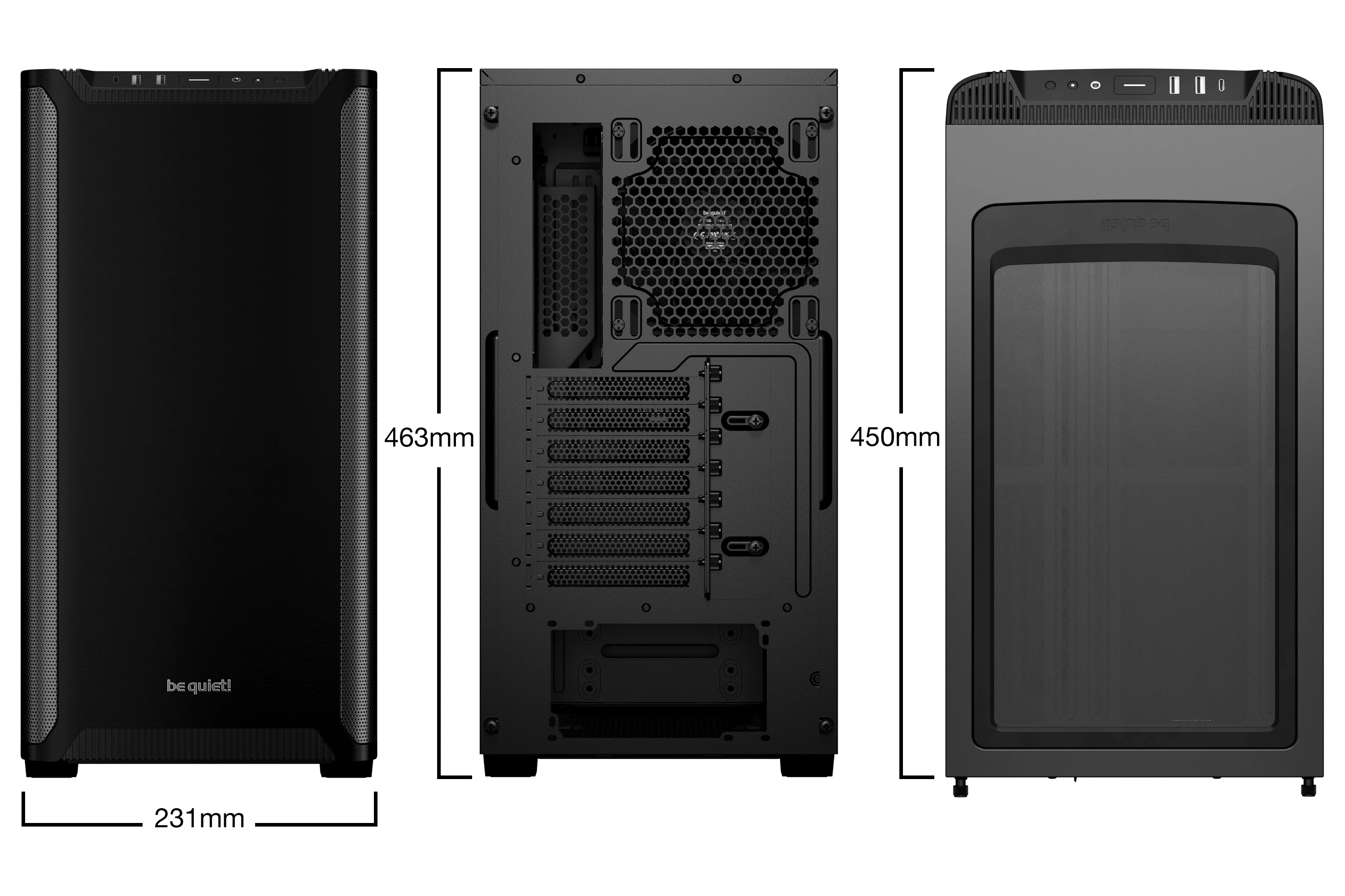 Кутия be quiet! Pure Base 501 Case ATX - BG073