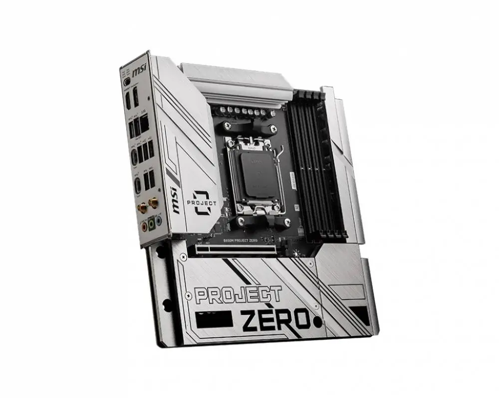 MSI B650M PROJECT ZERO AM5 Motherboard