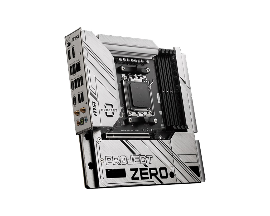 MSI B650M PROJECT ZERO AM5 Motherboard