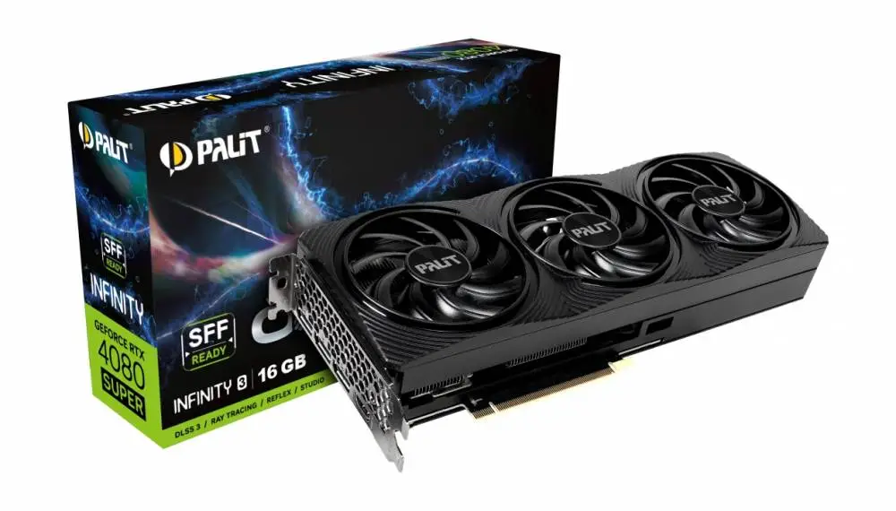 Видео карта Palit GeForce RTX 4080 SUPER Infinity 3 OC 16GB GDDR6X - NED408SS19T2-1032S