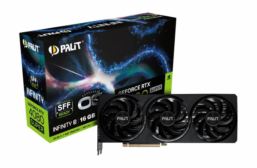 Видео карта Palit GeForce RTX 4080 SUPER Infinity 3 OC 16GB GDDR6X - NED408SS19T2-1032S