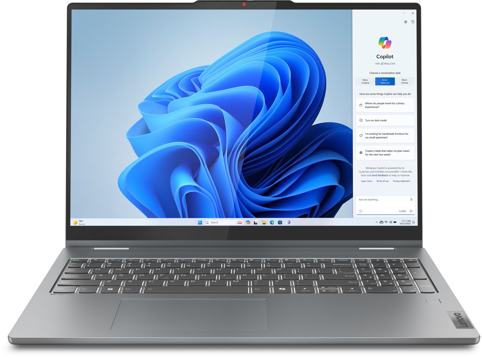 Лаптоп Lenovo IdeaPad 5 2-in-1 16IRU9 - 83DU000HBM