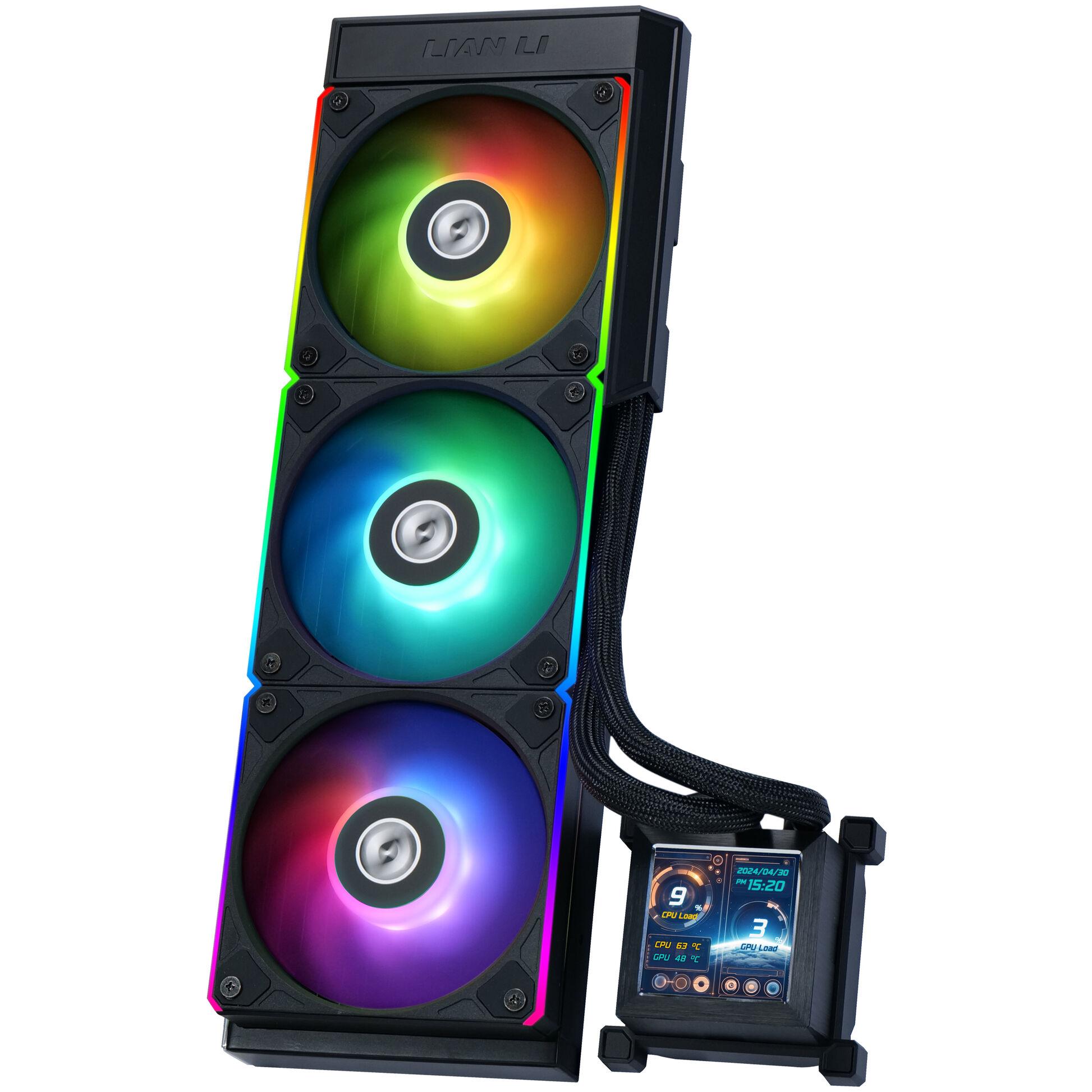 Водно охлаждане за процесор Lian Li HydroShift LCD 360 ARGB - Black