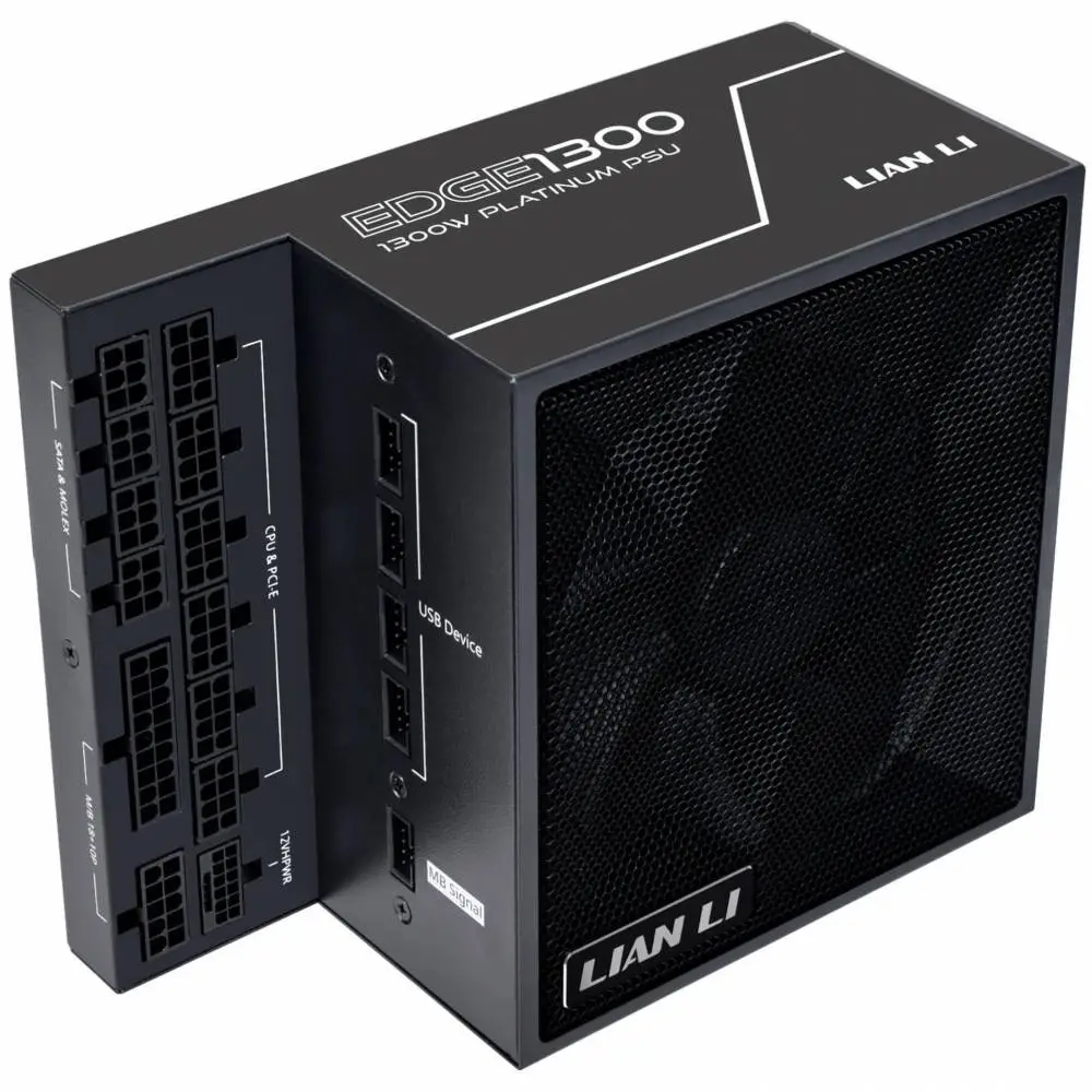 Τροφοδοτικό Lian Li EDGE EG1300 Black 1300W 80 Plus Platinum PCIe 5.1, ATX 3.1