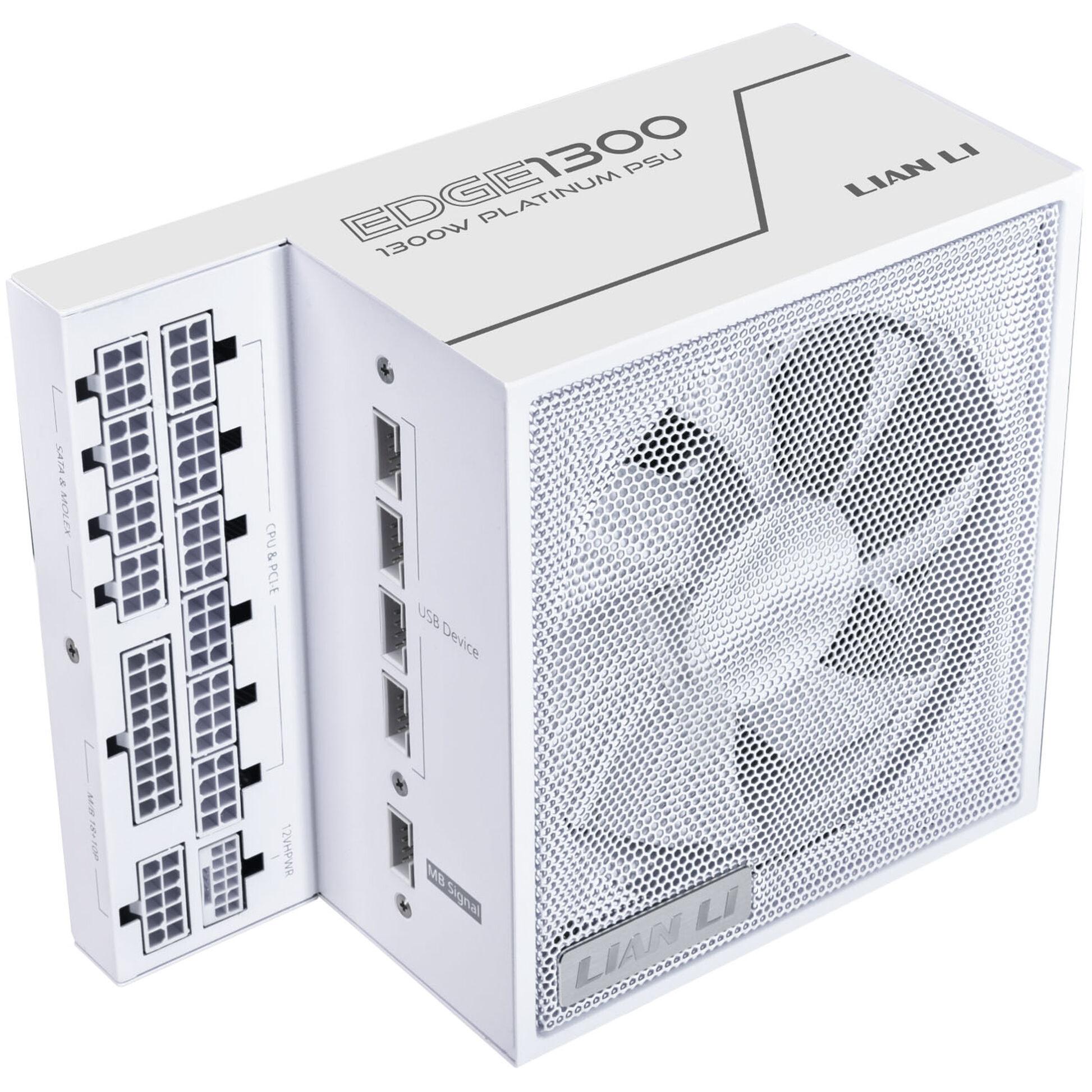 Захранване Lian Li EDGE EG1300 White 1300W 80+ Platinum PCIe 5.1, ATX 3.1
