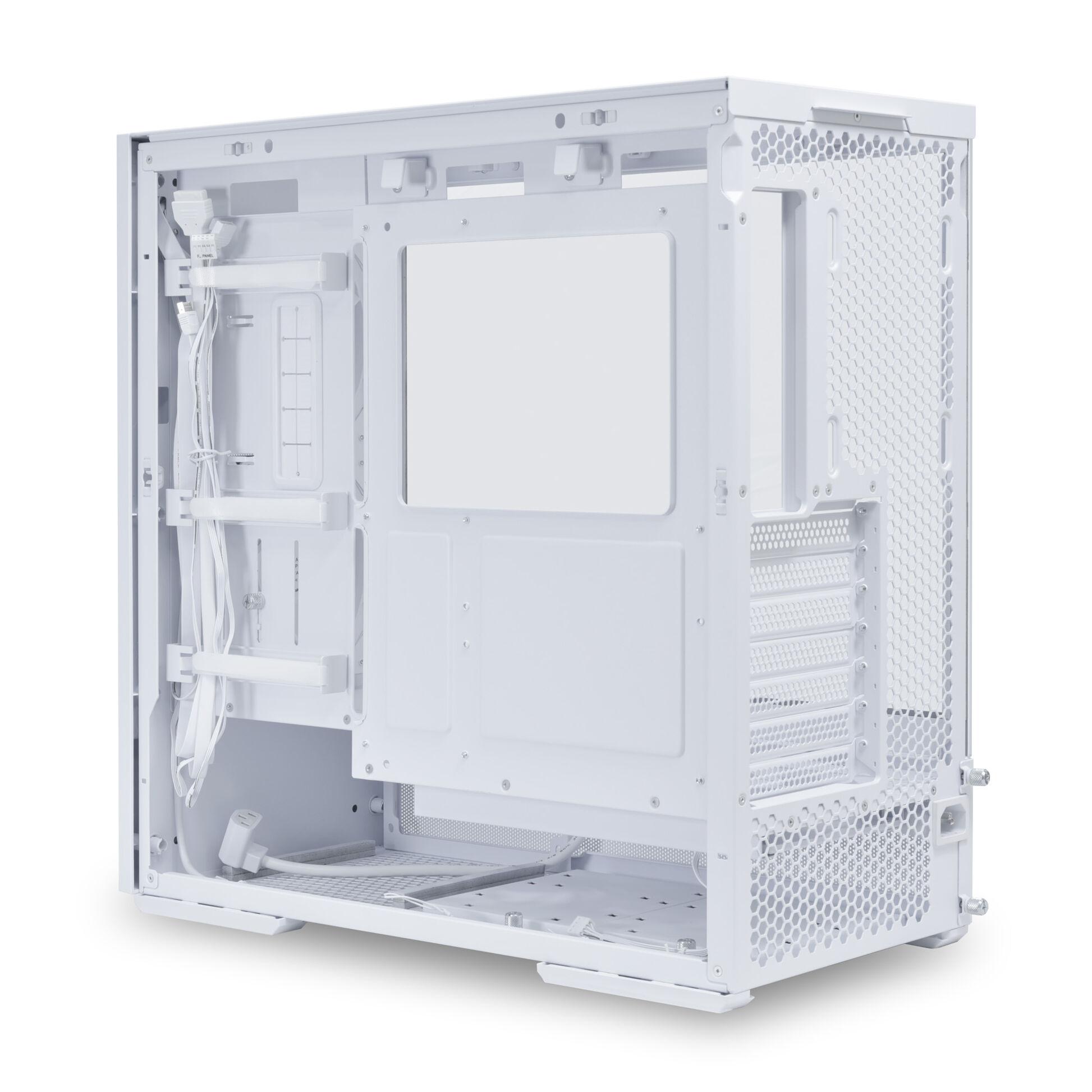 Кутия Lian Li LANCOOL 207 Mid-Tower, Tempered Glass, Бяла