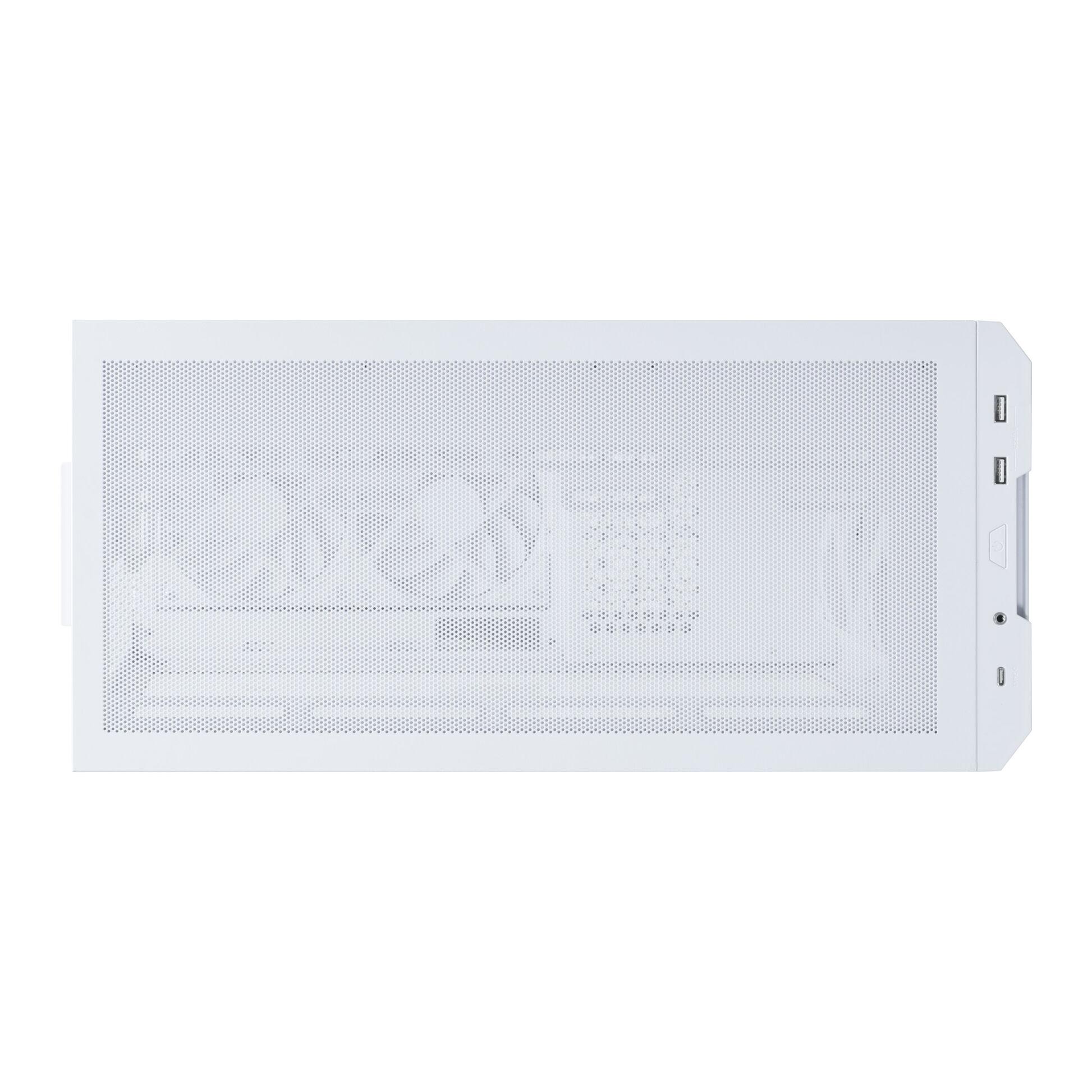 Кутия Lian Li LANCOOL 207 Mid-Tower, Tempered Glass, Бяла