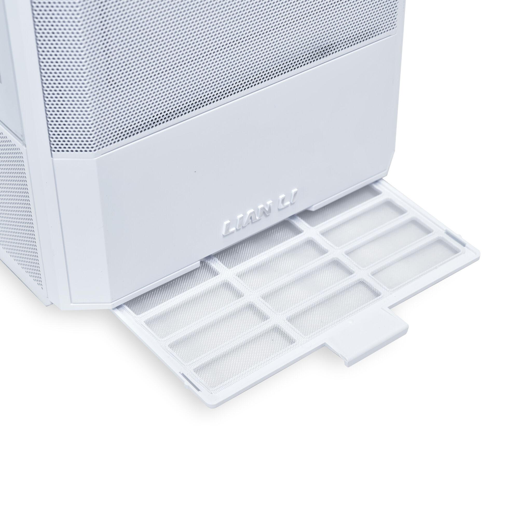 Кутия Lian Li LANCOOL 207 Mid-Tower, Tempered Glass, Бяла
