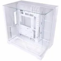 Кутия Lian Li O11 Vision Compact Mid-Tower, Tempered Glass, Бяло