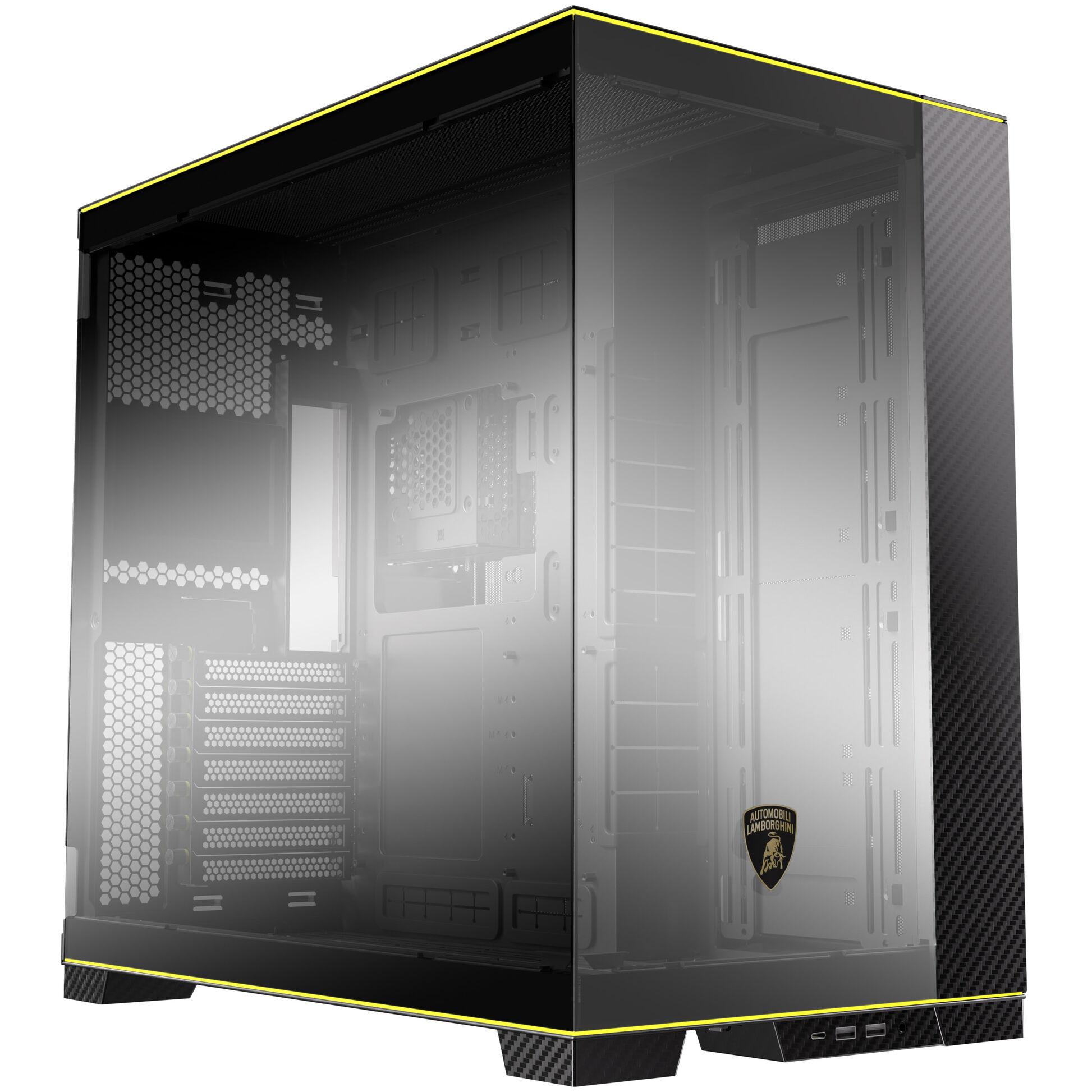 Кутия Lian Li PC-O11D EVO RGB Lamborghini Edition Tempered Glass Black