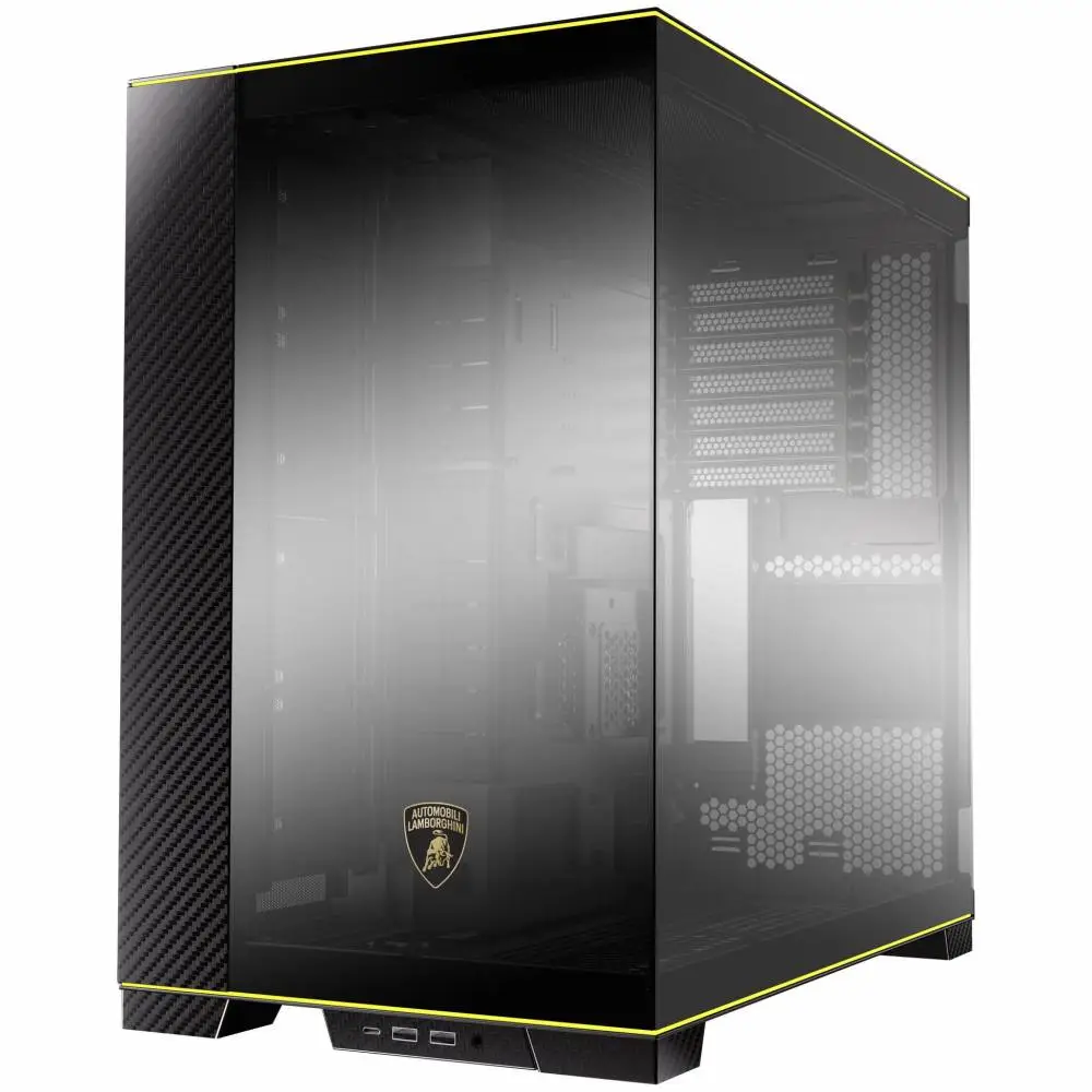 Кутия Lian Li PC-O11D EVO RGB Lamborghini Edition Tempered Glass Black