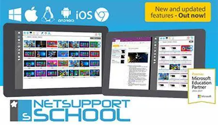 Софтуер за управление работата в класна стая Netsupport school NSS ver.12.5 +поддръжка за 3 год.