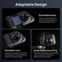 70mai комплект огледало и камера за задно виждане видеорегистратор Rearview Dash Cam 3K HDR Set - S500