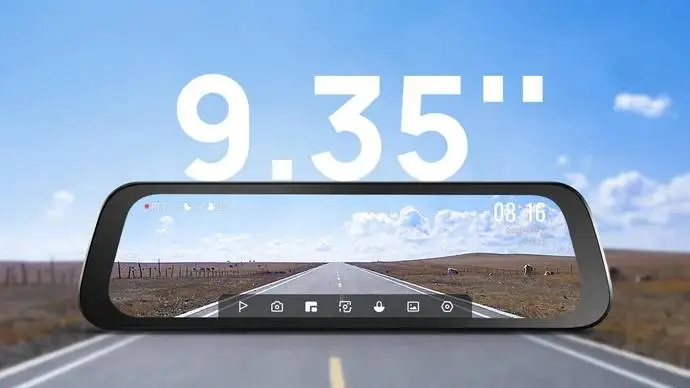 70mai комплект огледало и камера за задно виждане видеорегистратор Rearview Dash Cam 3K HDR Set - S500
