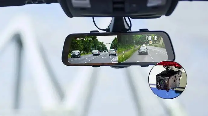 70mai комплект огледало и камера за задно виждане видеорегистратор Rearview Dash Cam 3K HDR Set - S500