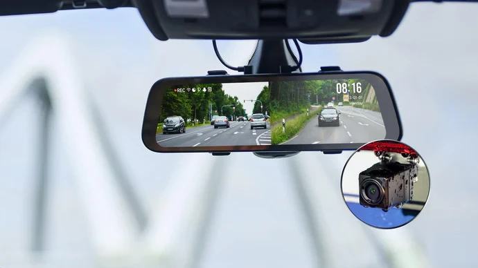 70mai комплект огледало и камера за задно виждане видеорегистратор Rearview Dash Cam 3K HDR Set - S500