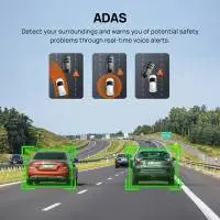 70mai Видеорегистратор Dash Cam HDR Set A510-1, Rear Cam included