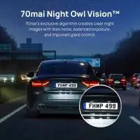 70mai Видеорегистратор Dash Cam HDR Set A200-1, Rear Cam included