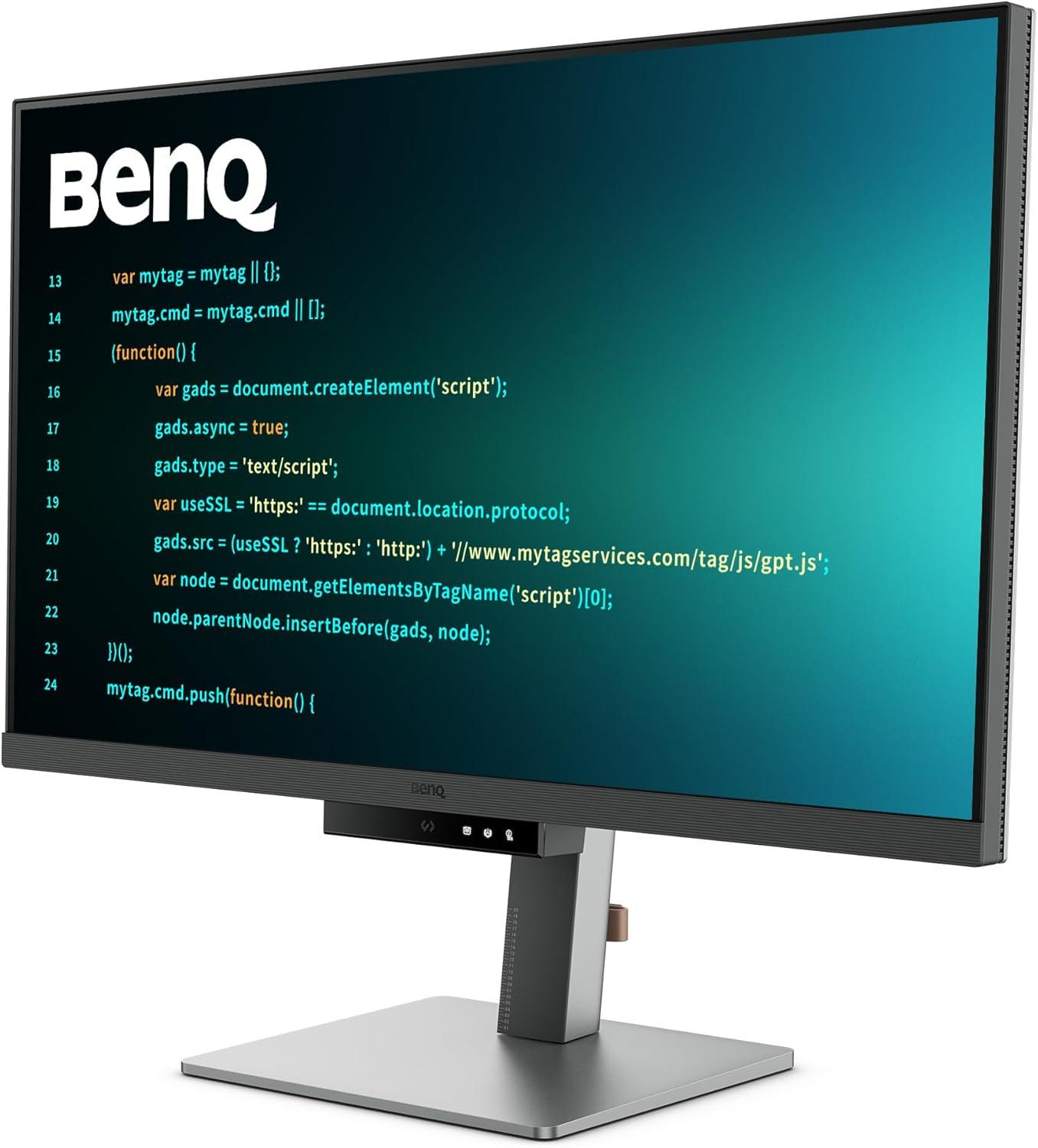 Monitor BenQ RD320U 31.5" IPS, 3:2, 3840x2160, 5ms, Nano Matte, HDR 400, MoonHalo, B.I. Gen2, KVM Switch, DualView Plus, PIP/PBP, 2x HDMI 2.0, DP 1.4 x1, USB-C 90W x1, USB HUB, Speakers 2Wx2 - 9H.LMSLA.TBE