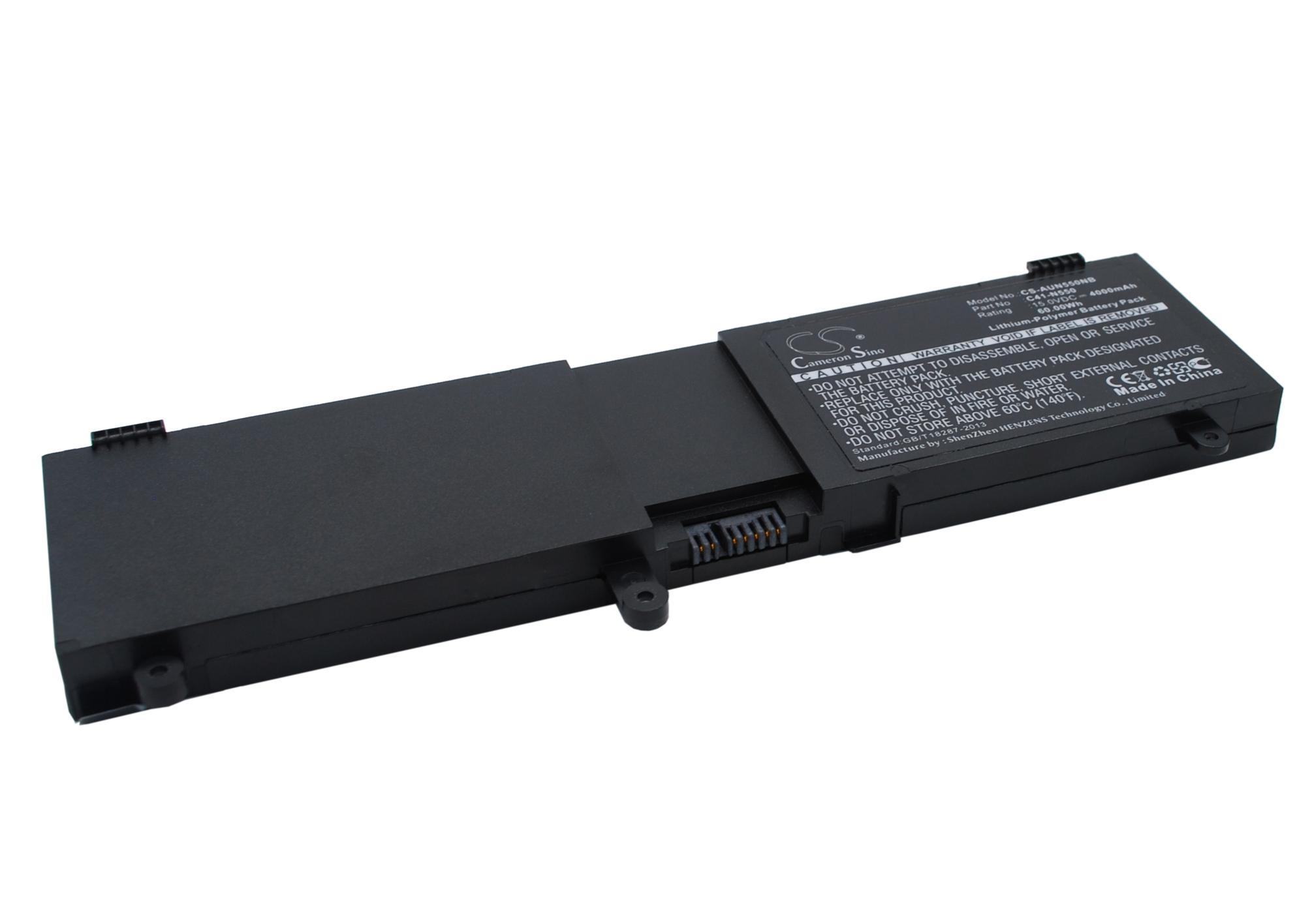 Batterie pour ordinateur portable ASUS C41-N550 N550 LiPo 15V 4000mAh Cameron Sino