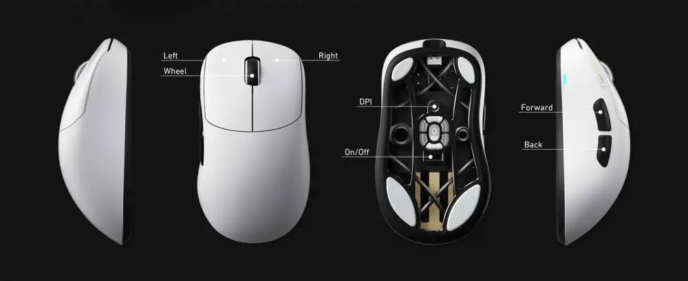 Геймърска мишка Lamzu THORN (4K Compatible) - Black