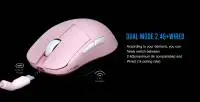 Геймърска мишка Lamzu ATLANTIS MINI [Champion Edition] 1K (8K compatible) - Light Pink