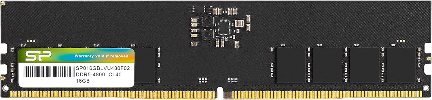 Памет Silicon Power 16GB DDR5 4800MHz CL40 - SP016GBLVU480F02