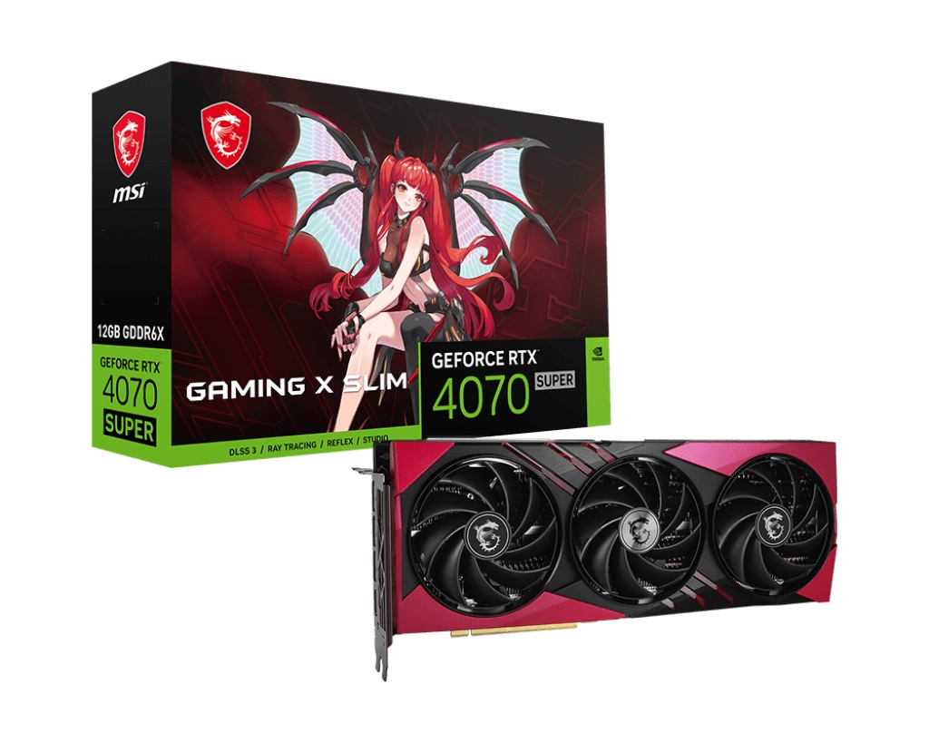 Видео карта MSI GeForce RTX 4070 SUPER 12G GAMING X SLIM MLG