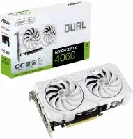 Видео карта ASUS DUAL RTX 4060 OC 8GB EVO WHITE - 90YV0JCB-M0NA00
