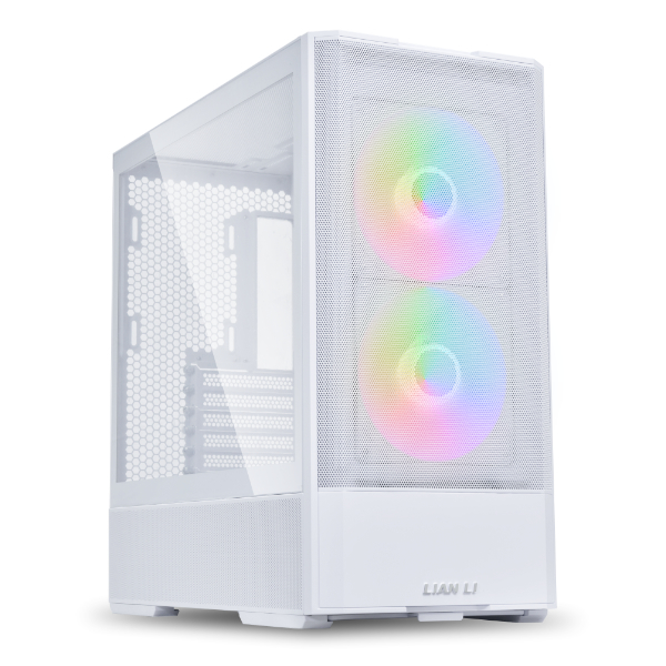 Кутия Lian Li LANCOOL 207 Mid-Tower, Tempered Glass, Бяла