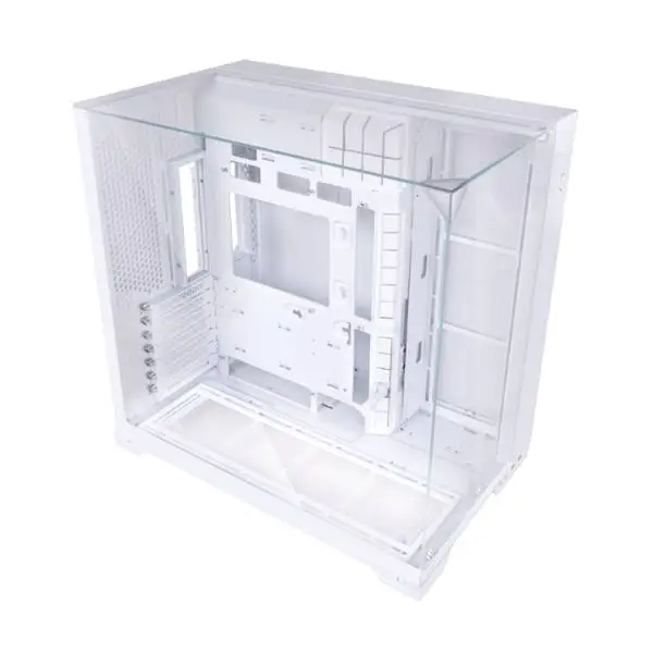Кутия Lian Li O11 Vision Compact Mid-Tower, Tempered Glass, Бяло