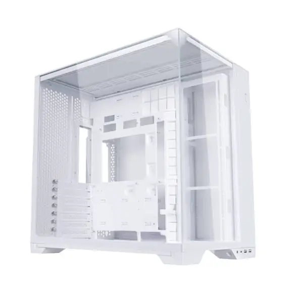 Кутия Lian Li O11 Vision Compact Mid-Tower, Tempered Glass, Бяло