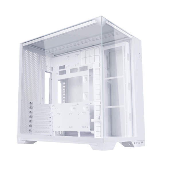 Кутия Lian Li O11 Vision Compact Mid-Tower, Tempered Glass, Бяло