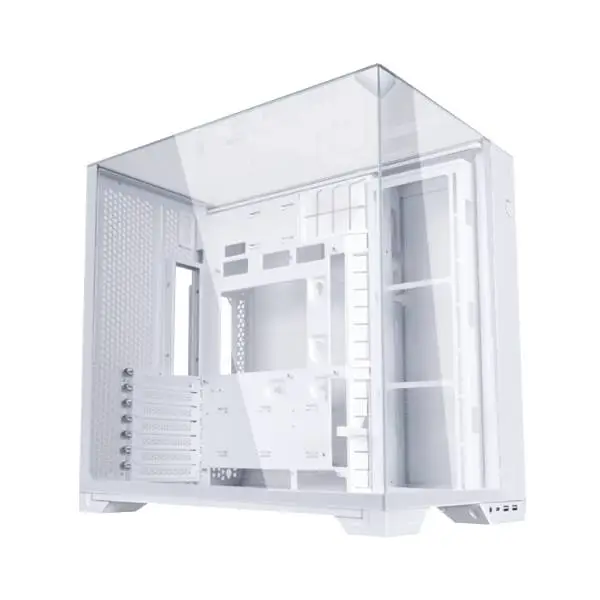 Кутия Lian Li O11 Vision Compact Mid-Tower, Tempered Glass, Бяло