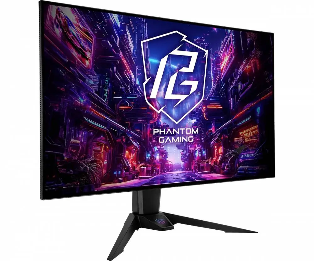 Монитор Asrock PGO32UFS, 31.5", WOLED, 4K UHD 3840x2160, 240Hz, 0.03ms, KVM, DisplayHDR True Black 400, AMD FreeSync Premium Pro  