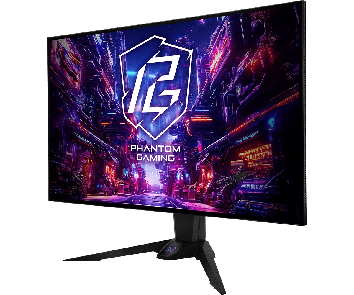 Монитор Asrock PGO32UFS, 31.5", WOLED, 4K UHD 3840x2160, 240Hz, 0.03ms, KVM, DisplayHDR True Black 400, AMD FreeSync Premium Pro  