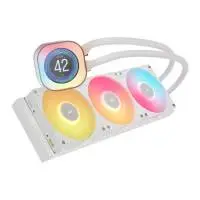 Водно охлаждане за процесор Corsair iCUE LINK TITAN 360 RX LCD White - CW-9061026-WW
