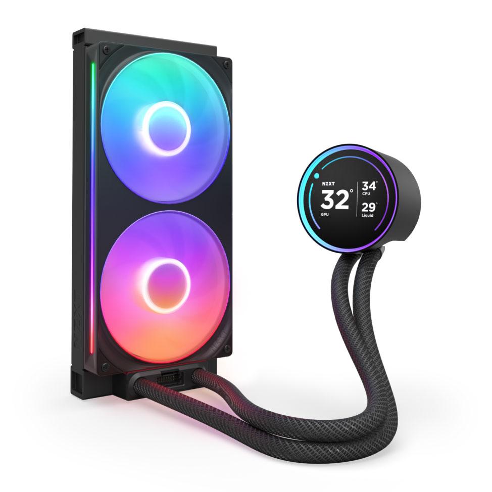 Водно охлаждане за процесор NZXT Kraken Elite 280 V2 RGB Black LCD Display