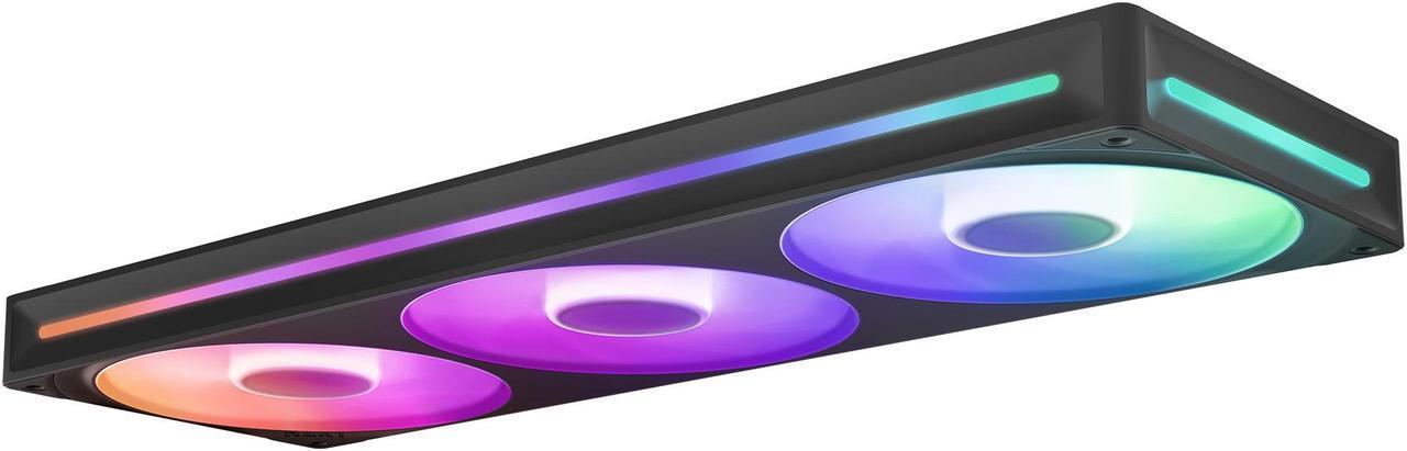 Вентилатори NZXT F360 Black RGB Core 3-Pack - RF-U36HF-B1