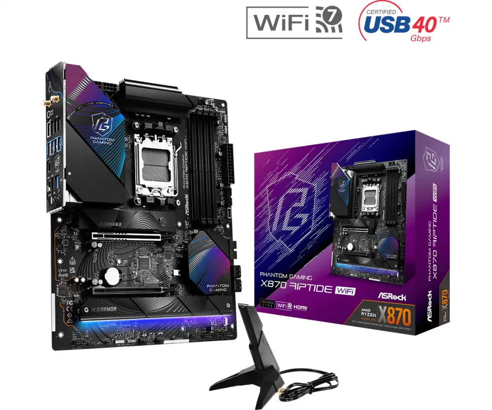 Дънна платка Asrock X870 RIPTIDE WIFI AM5