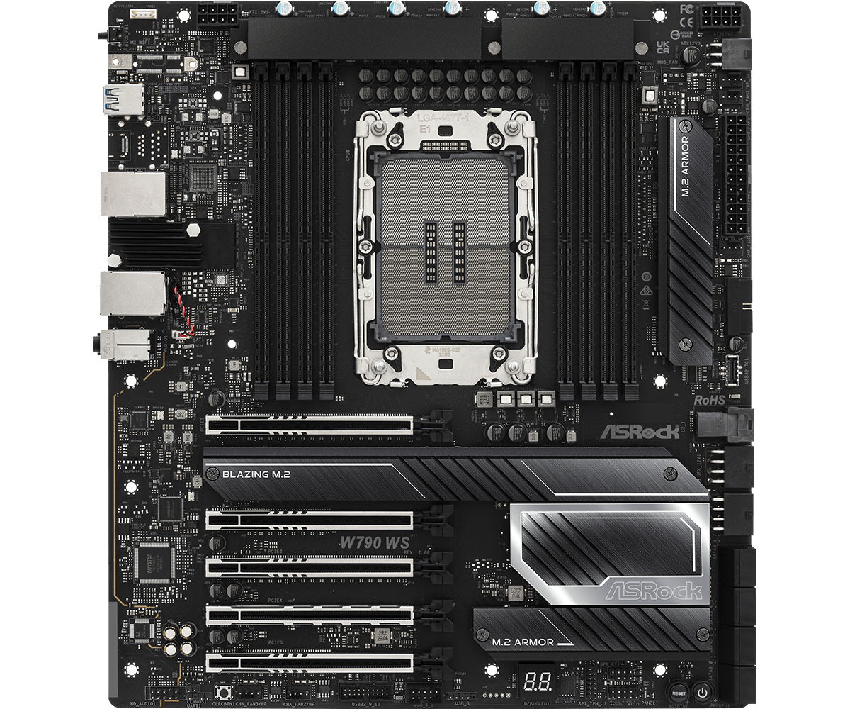 Дънна платка ASROCK W790 WS R2.0 LGA4677