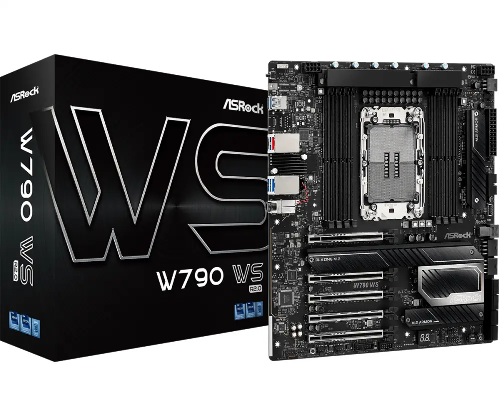 Дънна платка ASROCK W790 WS R2.0 LGA4677