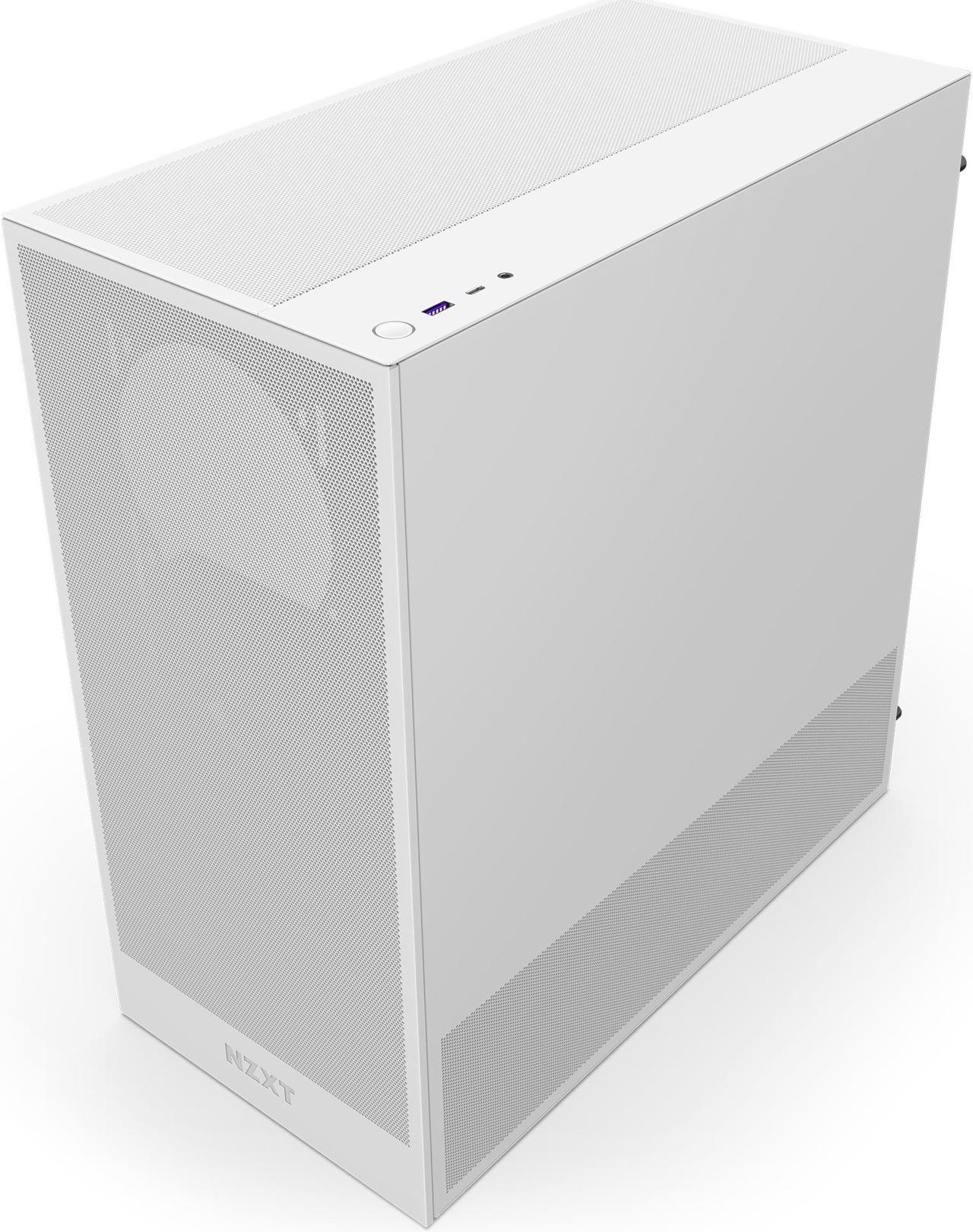 Кутия NZXT H5 Flow RGB 2024 White Mid-Tower