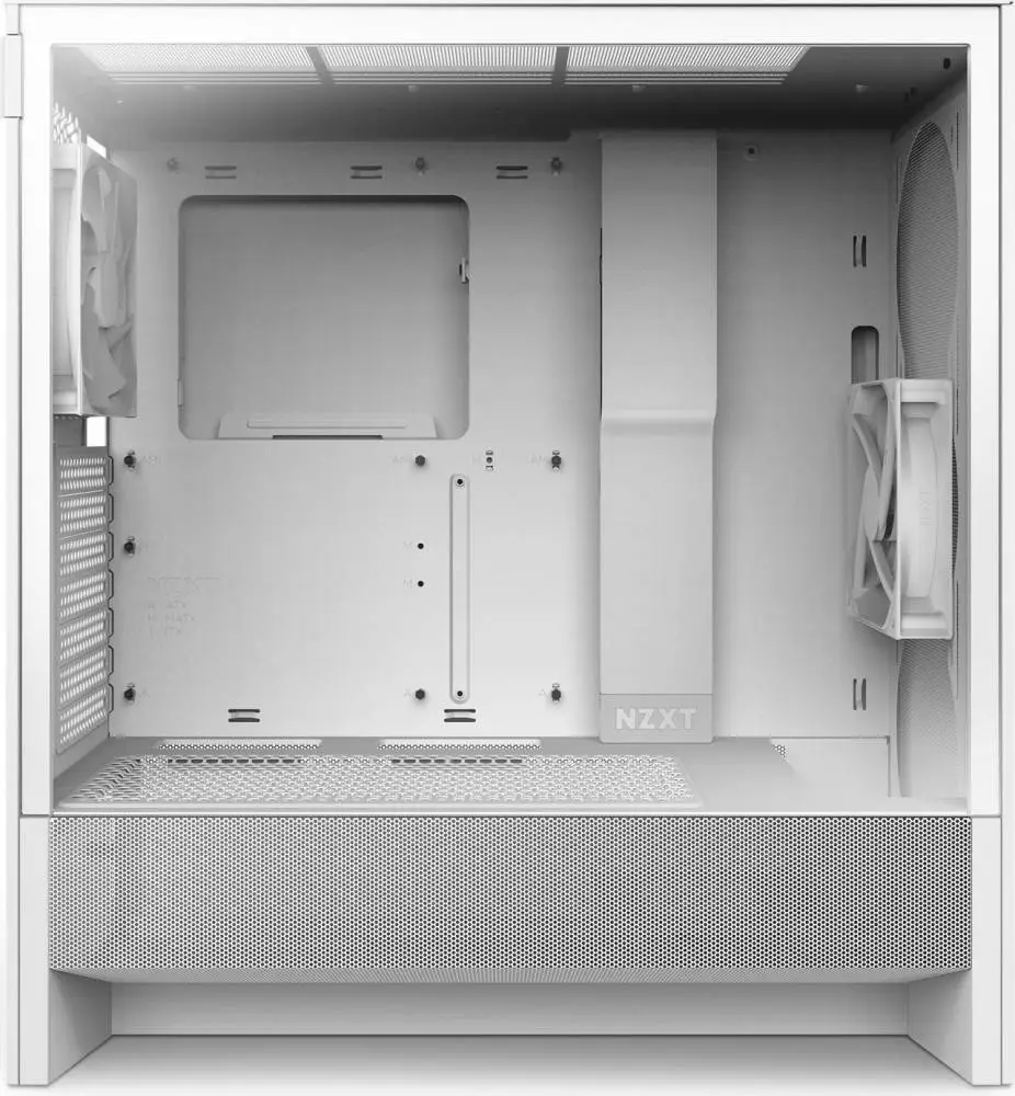 Кутия NZXT H5 Flow RGB 2024 White Mid-Tower