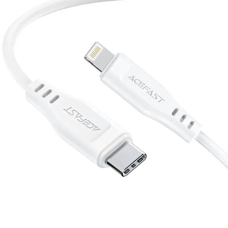 Acefast Кабел USB-C to Lightning Cable 30W 1.20m MFI Certified TPE - C3-01 - White