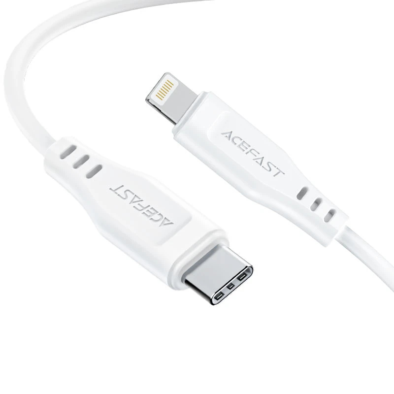 Acefast Кабел USB-C to Lightning Cable 30W 1.20m MFI Certified TPE - C3-01 - White