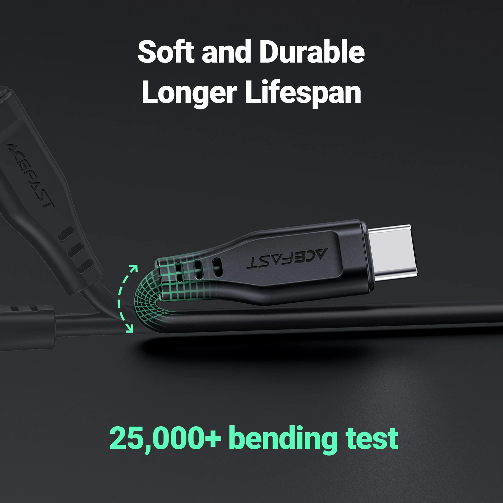 Acefast Кабел USB-C to Lightning Cable 30W 1.20m MFI Certified TPE - C3-01 - White