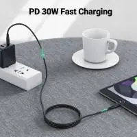 Acefast Кабел USB-C to Lightning Cable 30W 1.20m MFI Certified TPE - C3-01 - White